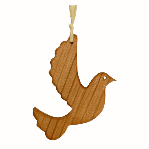 dove wooden ornament