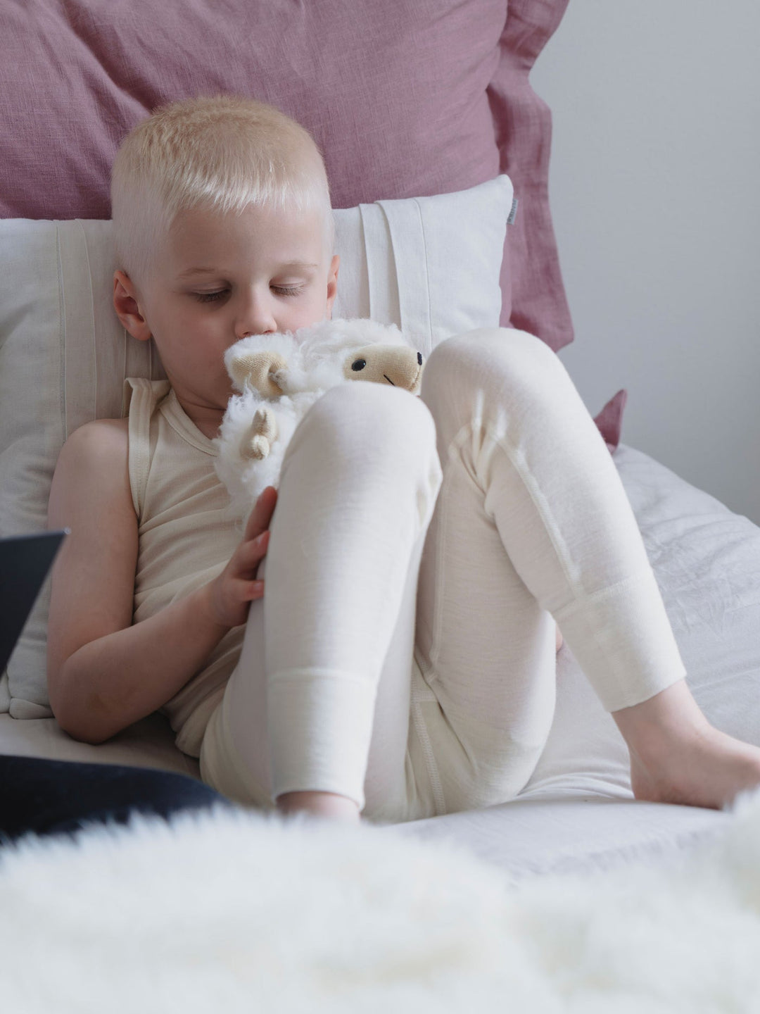 Ruskovilla child's silkwool long underpants