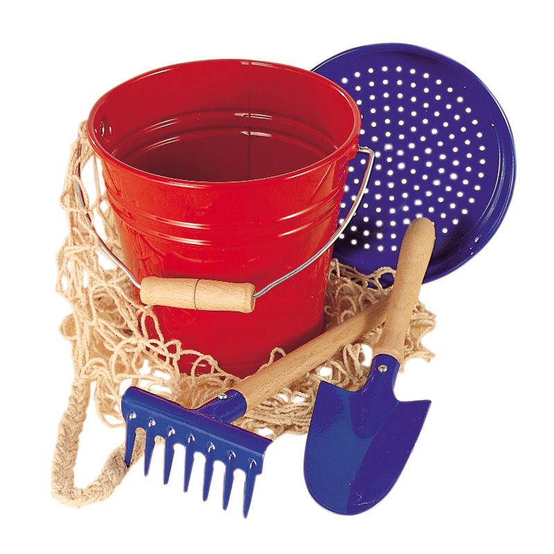 Glückskäfer metal sand toy set