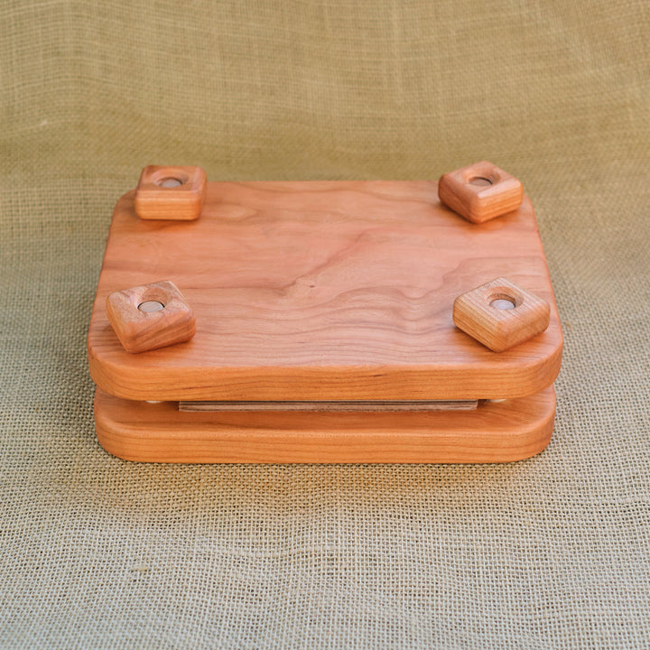 Camden Rose cherrywood flower press