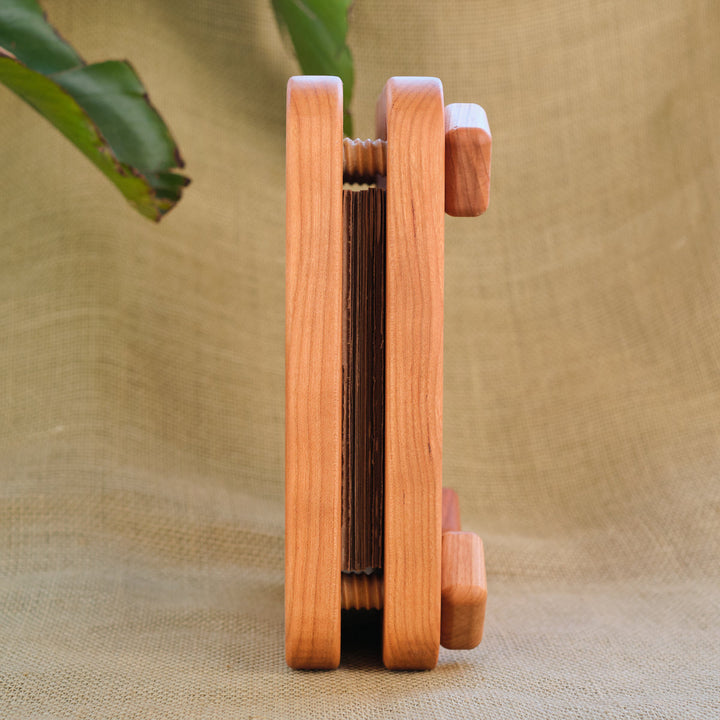Camden Rose cherrywood flower press