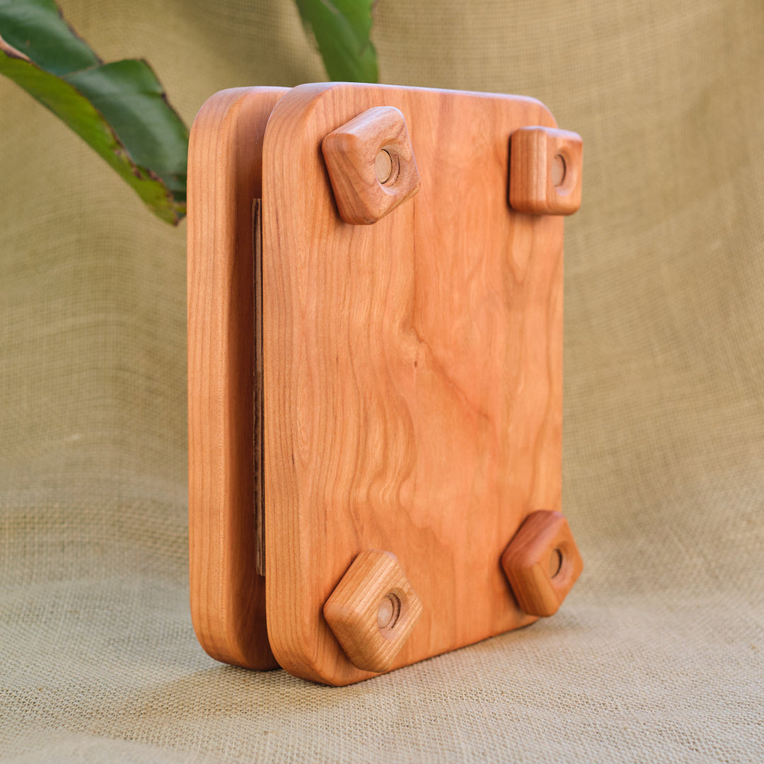 Camden Rose cherrywood flower press