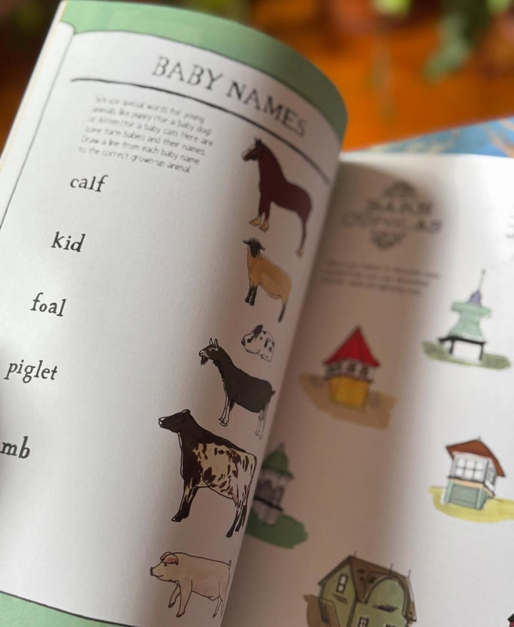 Farm Anatomy Activity Book