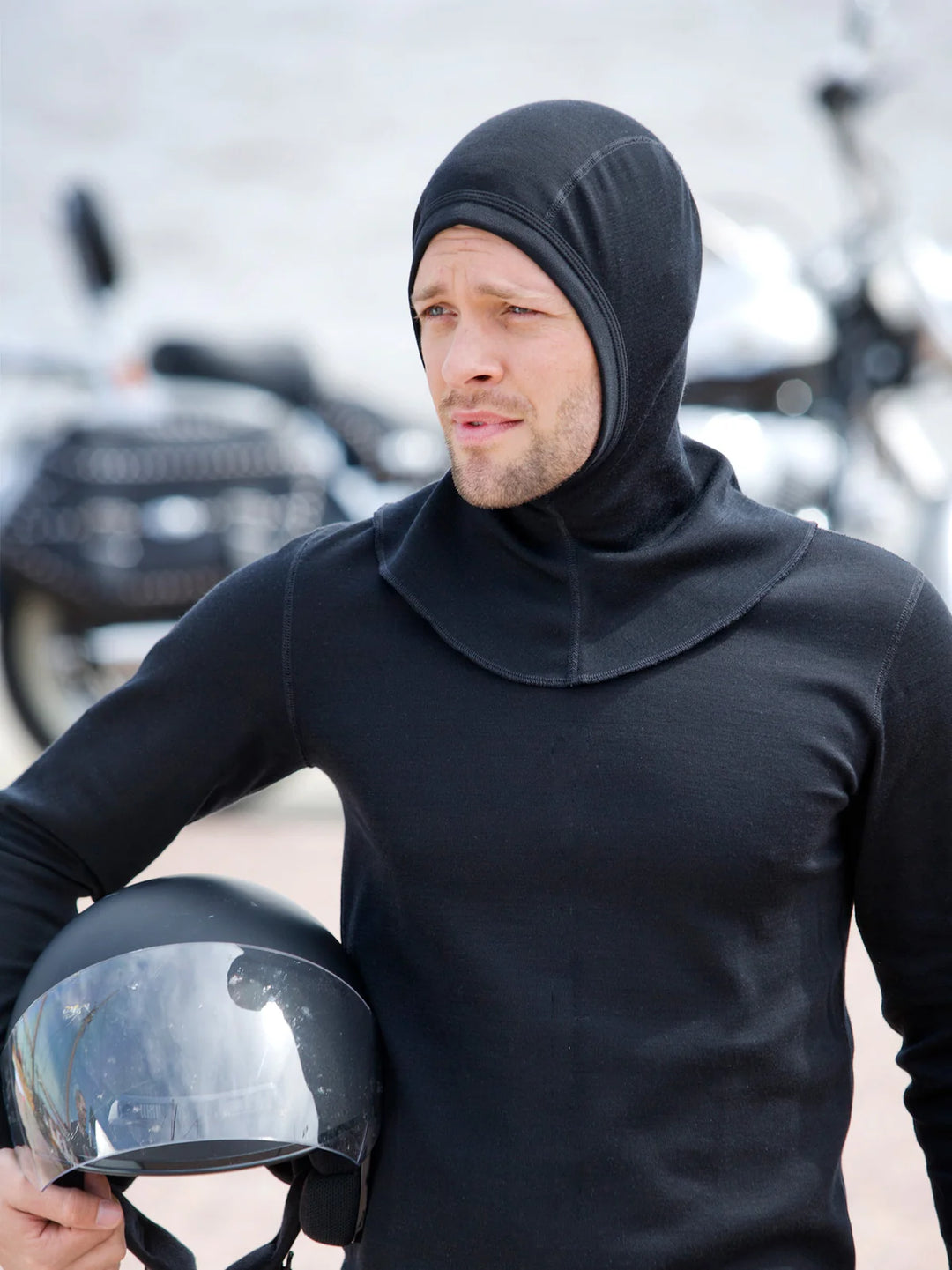 adult pure silk balaclava bonnet (special order)