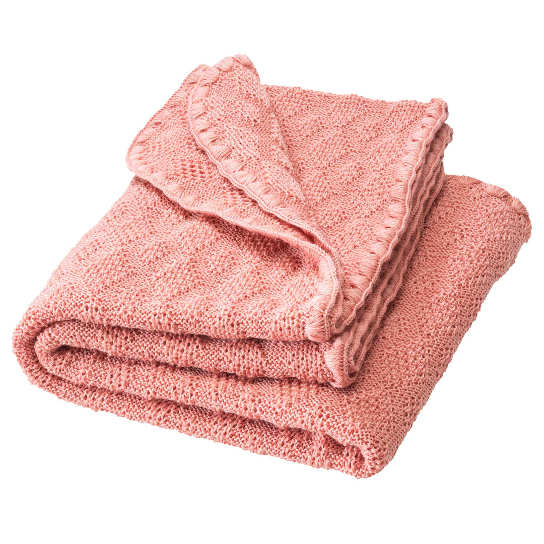 Disana knitted wool baby blanket