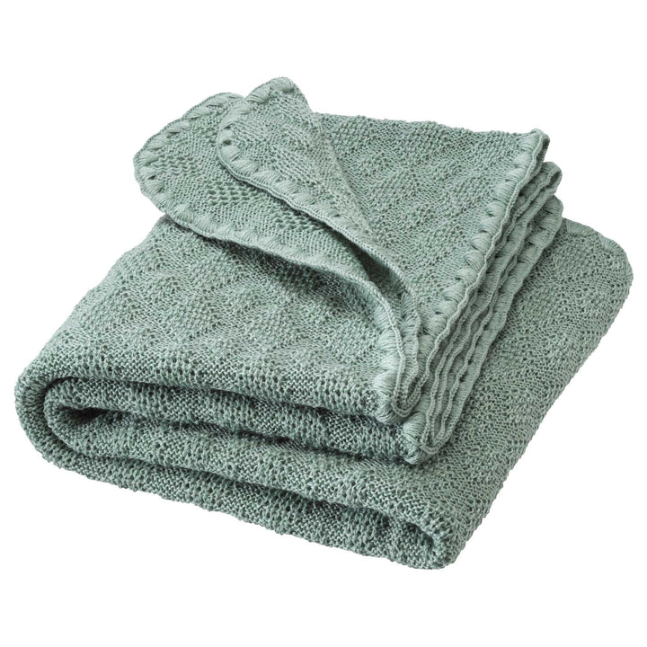 Disana knitted wool baby blanket