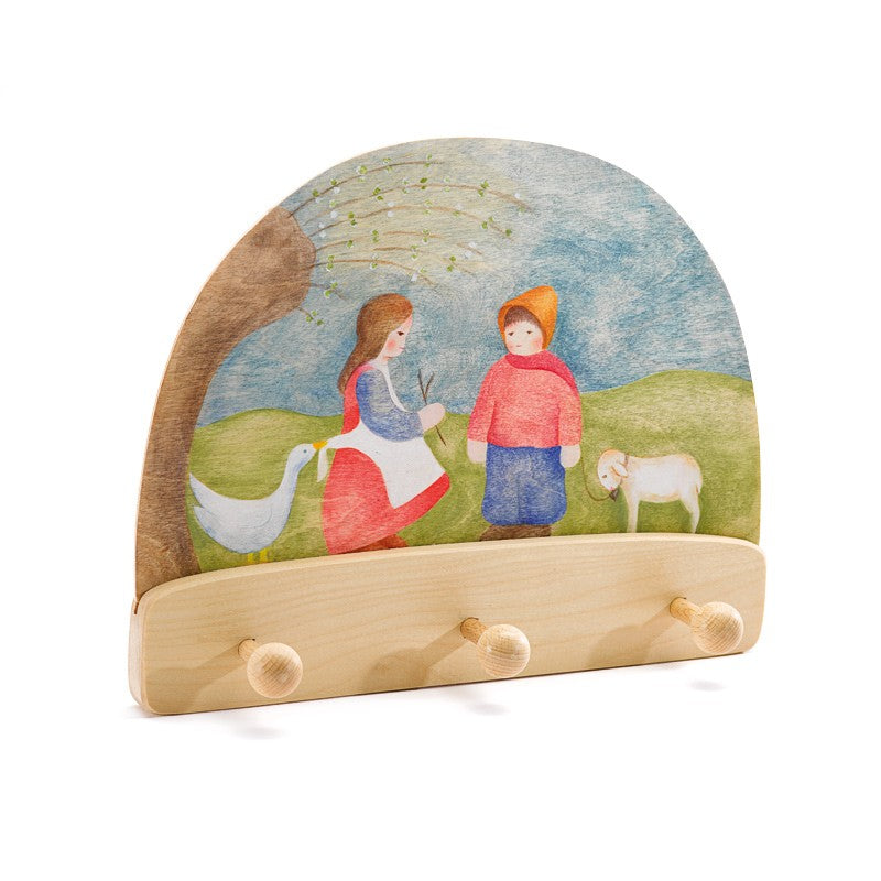 Ostheimer little shepherd boy and goose girl coat rack - seconds
