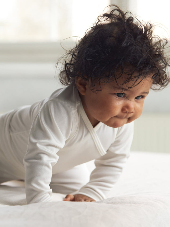 pure silk baby bodysuit (special order)