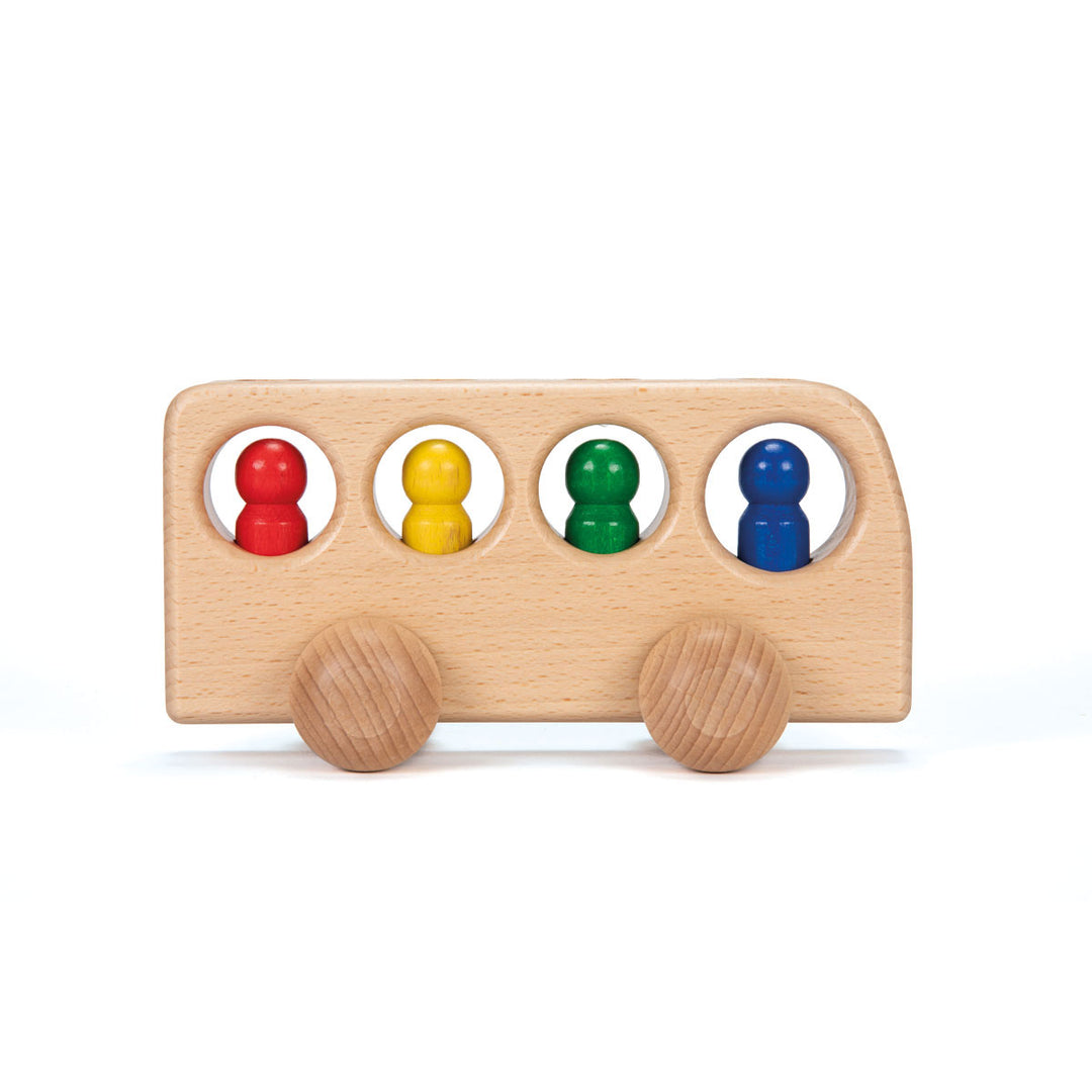 Konrad Keller natural bus with 4 peg people