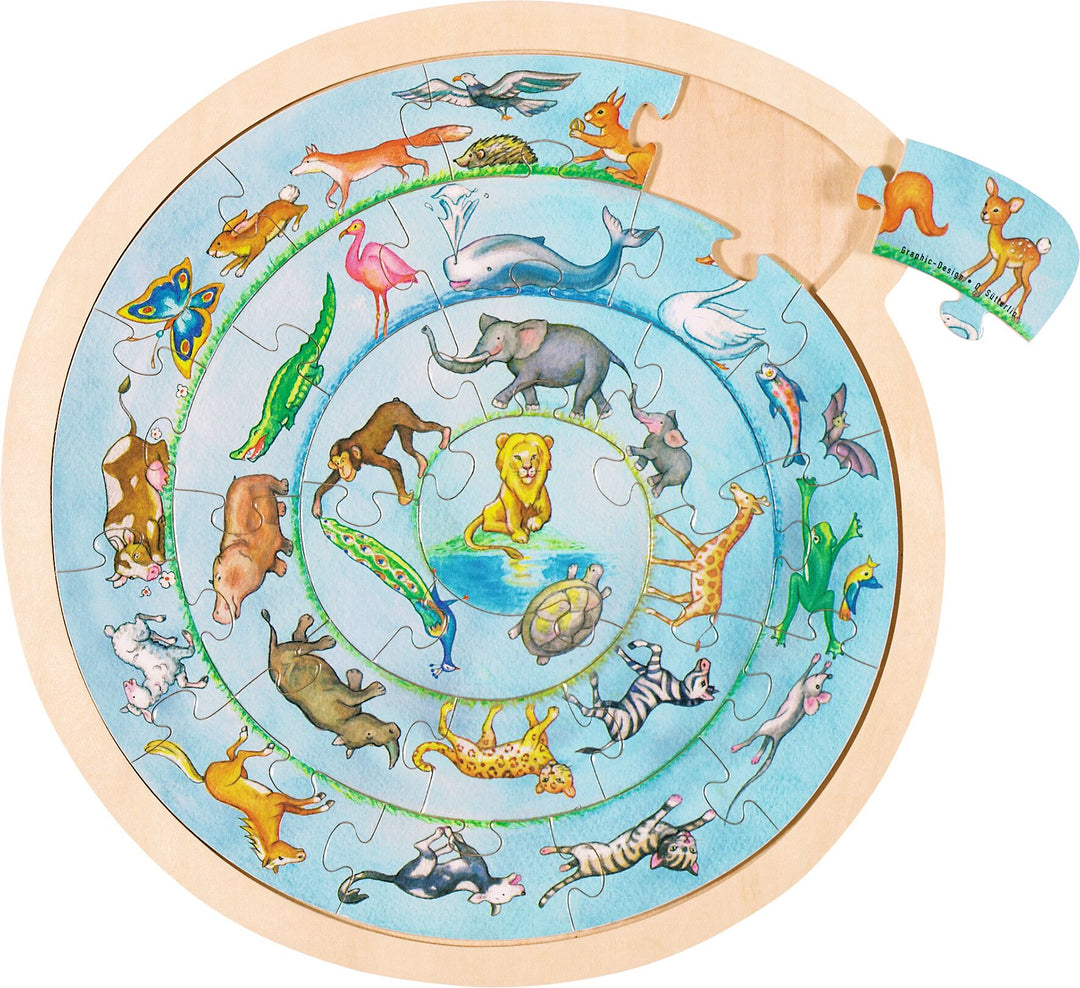 Animal Circle Puzzle