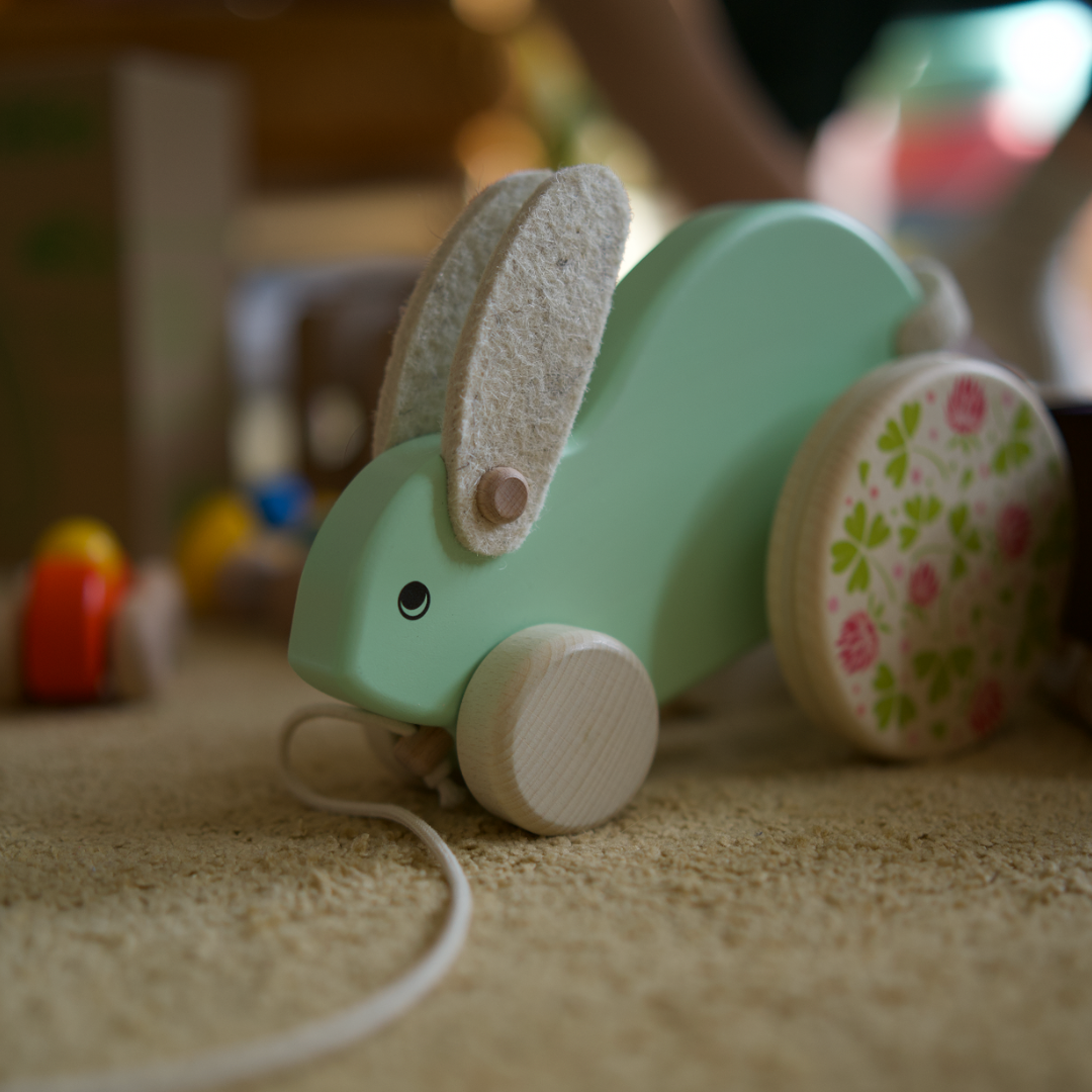 Bajo large pull rabbit, mint