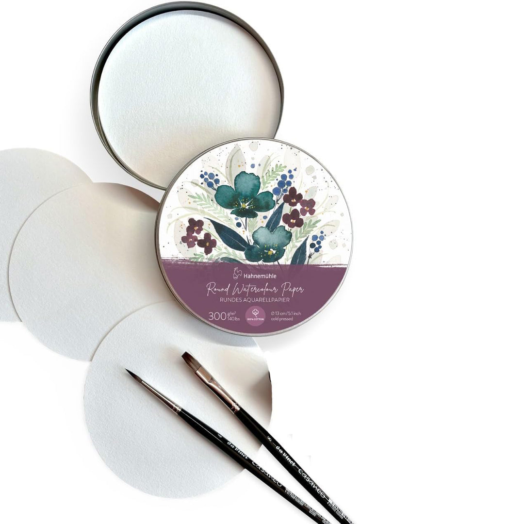 round watercolour paper, 300gsm