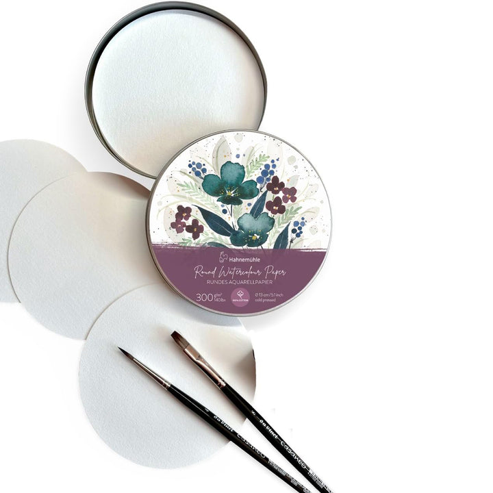 round watercolour paper, 300gsm