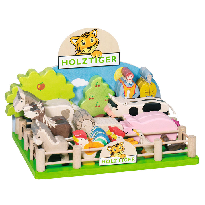 Holztiger black &amp; white cow, standing