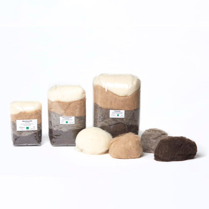 Filges Bioland fairy tale wool, earth tones