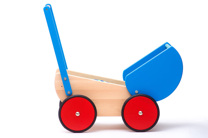 Bajo dolly pram, blue-green