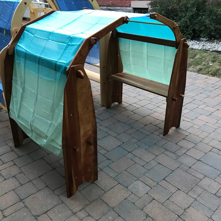 Camden Rose cherry playstand (secondhand, local Ottawa pickup only)