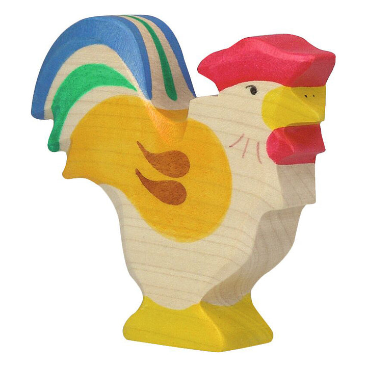 Holztiger rooster