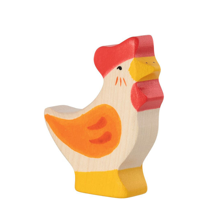 Holztiger hen