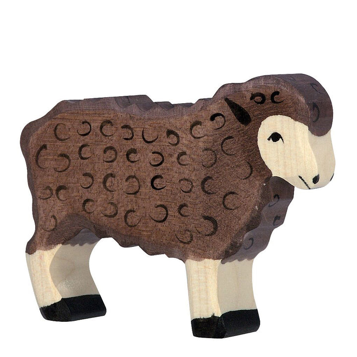 Holztiger sheep, standing black