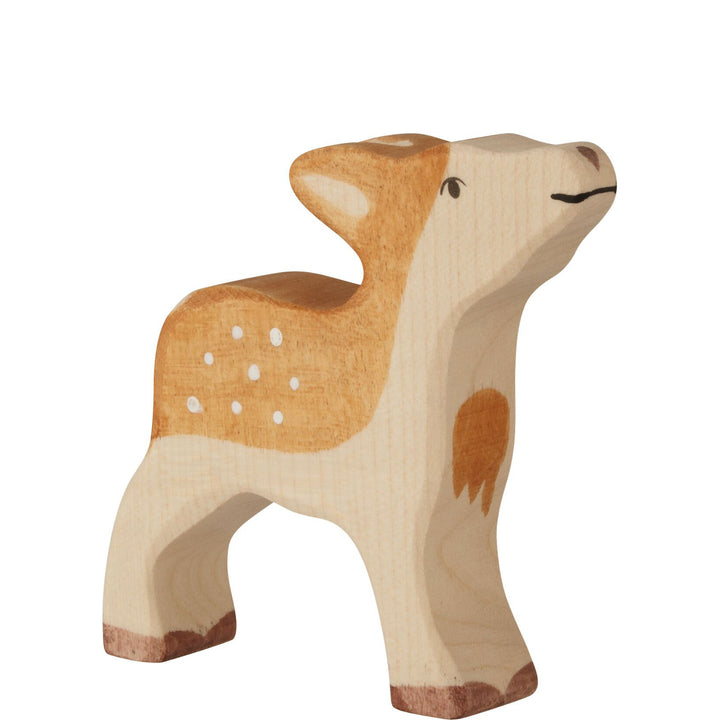 Holztiger fawn