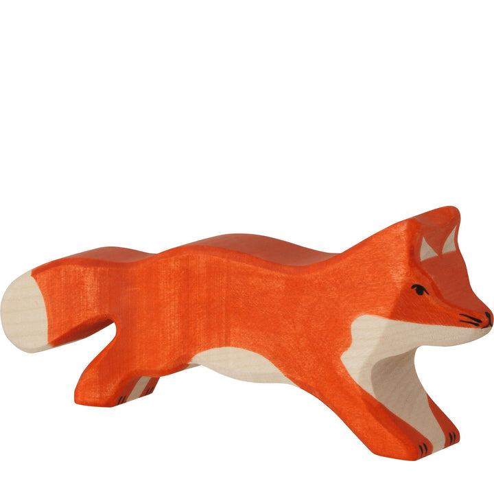 Holztiger fox running