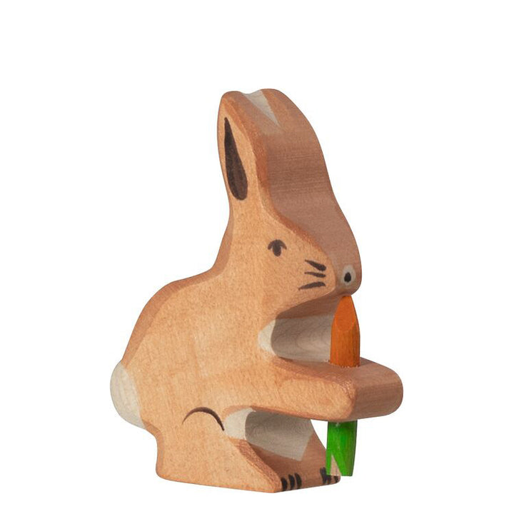 Holztiger rabbit with carrot
