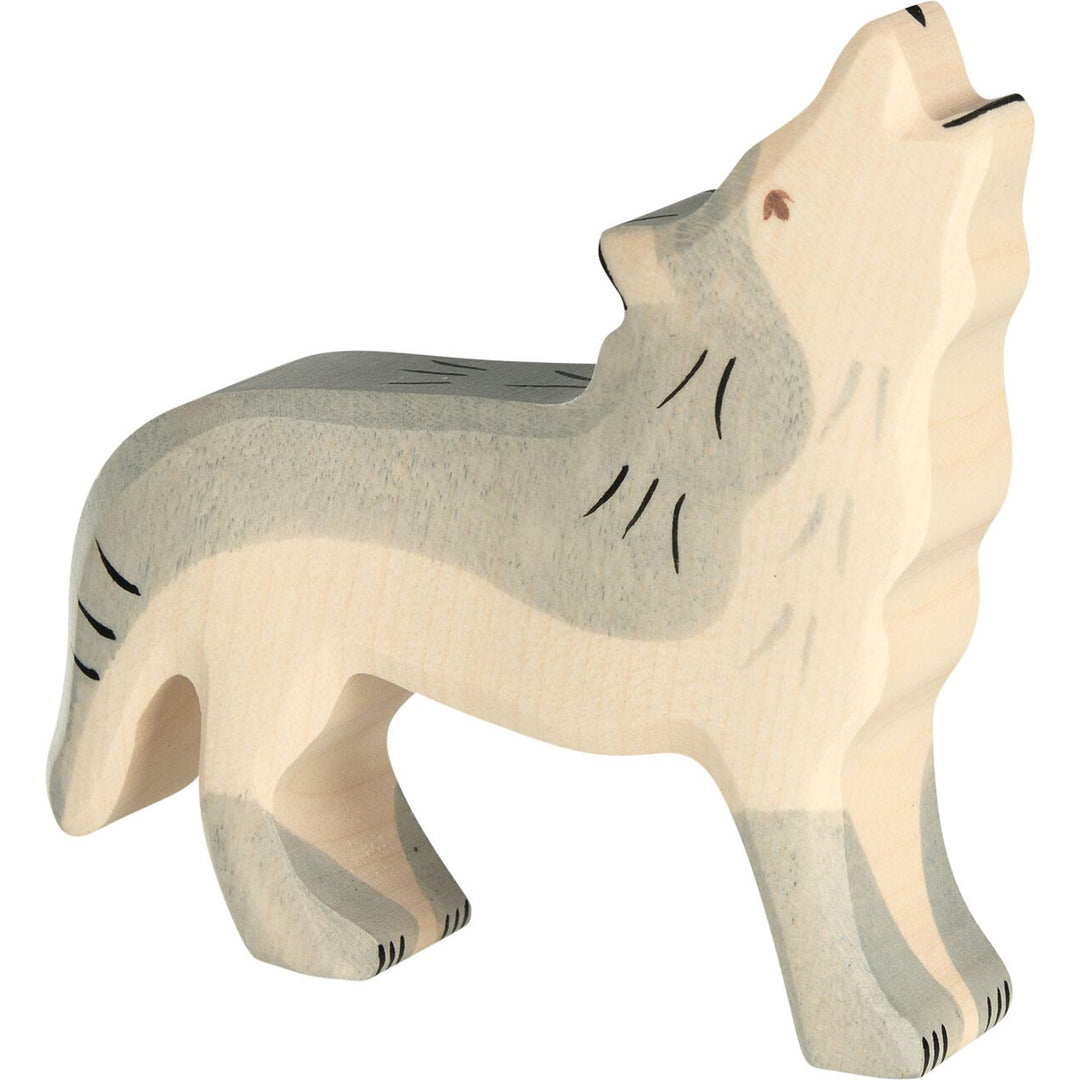 Holztiger wolf howling