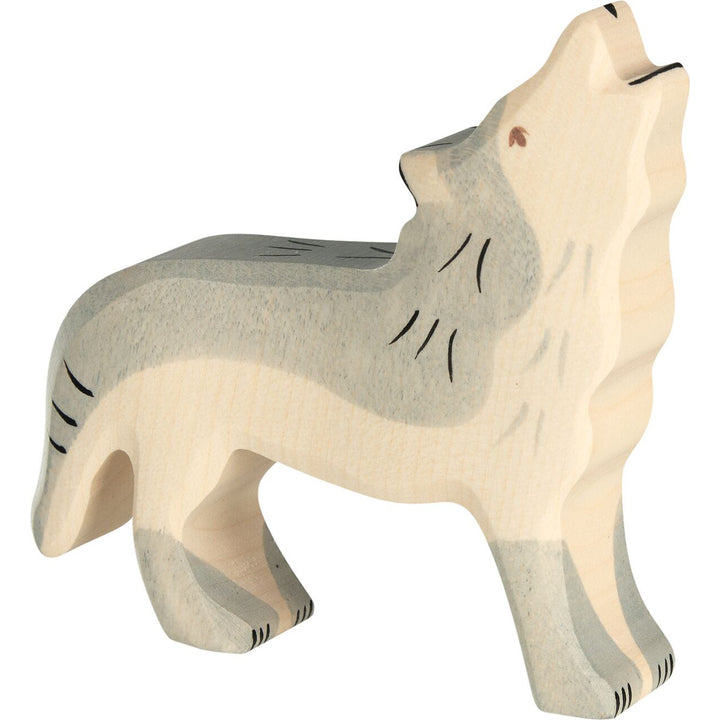 Holztiger wolf howling