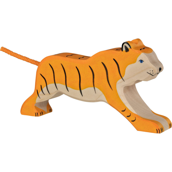 Holztiger tiger running