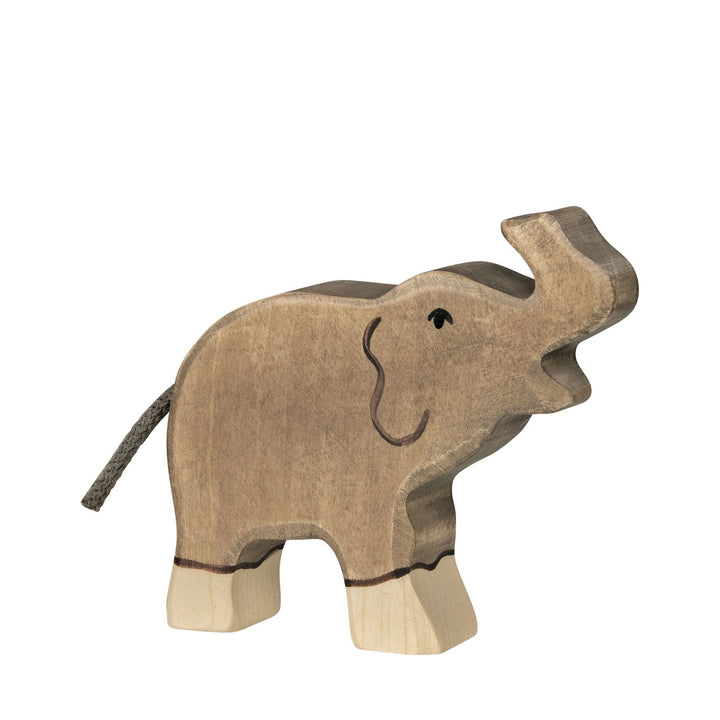 Holztiger elephant calf, feeding