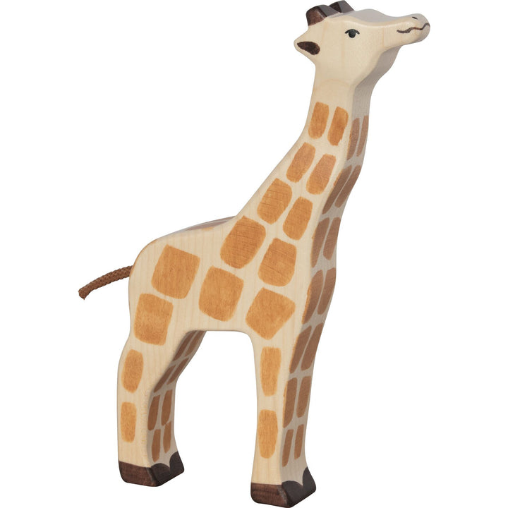 Holztiger giraffe, head raised