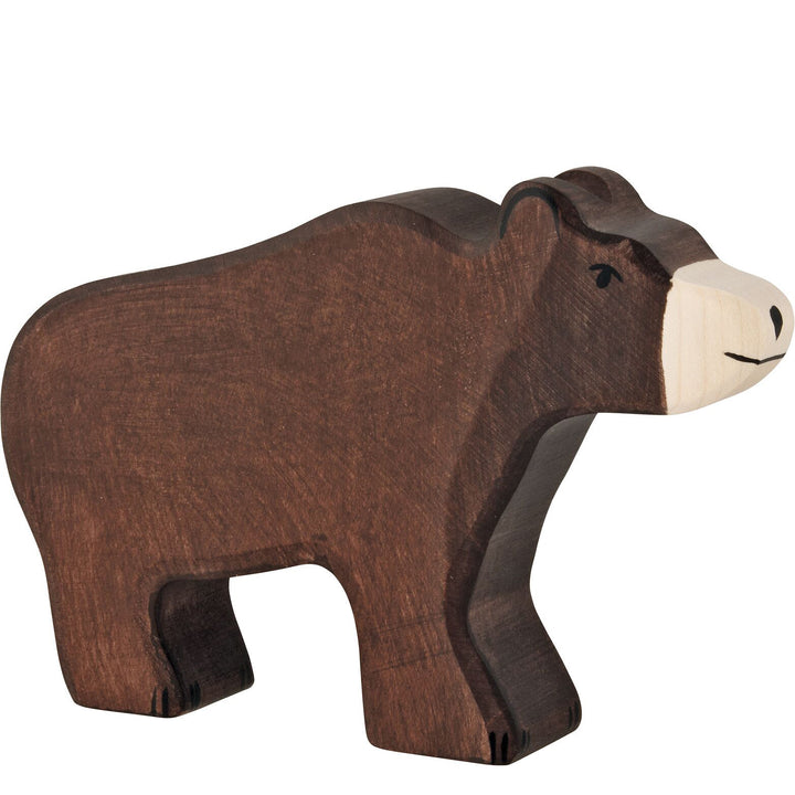 Holztiger brown bear