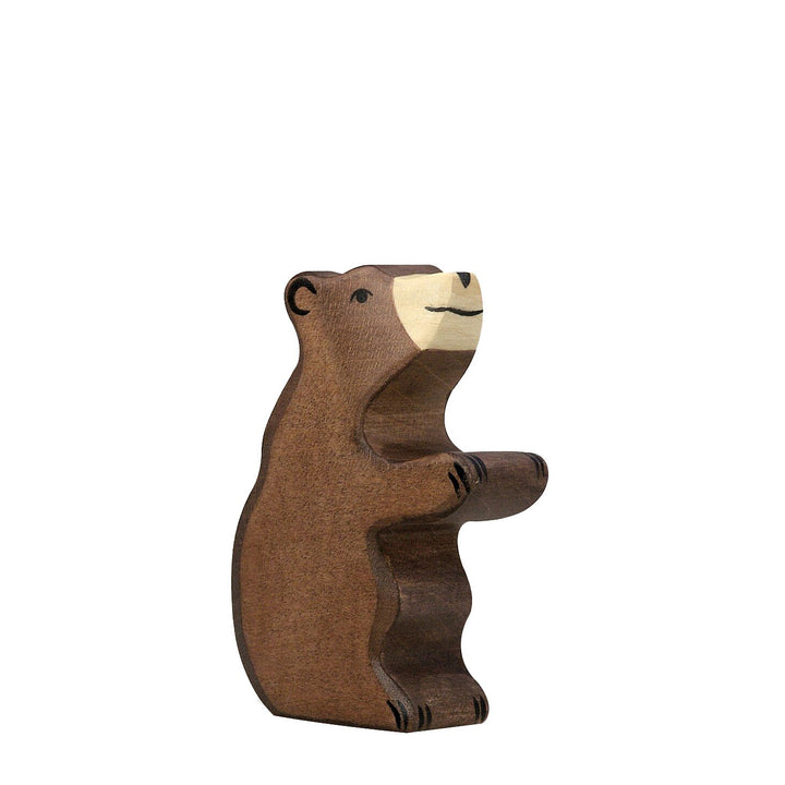 Holztiger brown bear cub, sitting (discontinued)