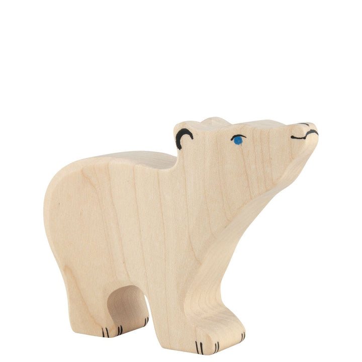 Holztiger polar bear, small, head raised