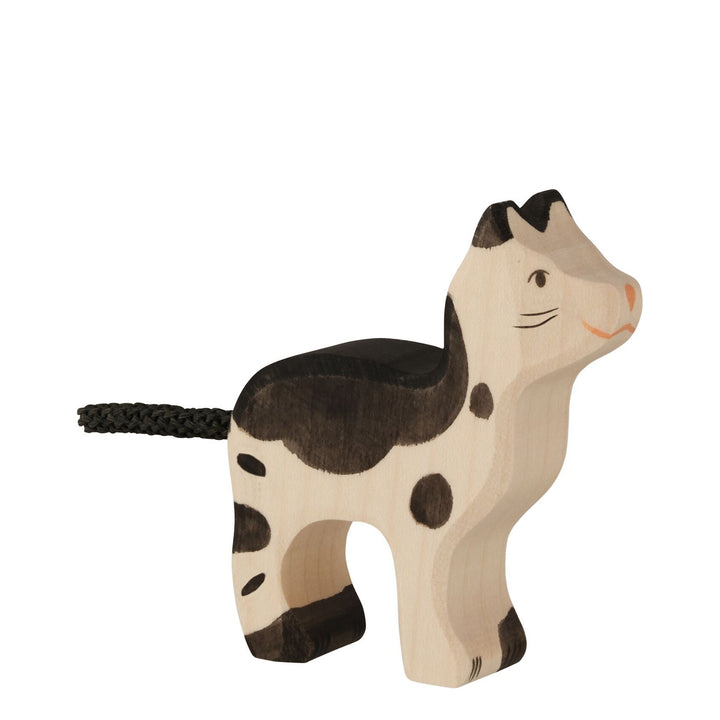 Holztiger small black &amp; white cat