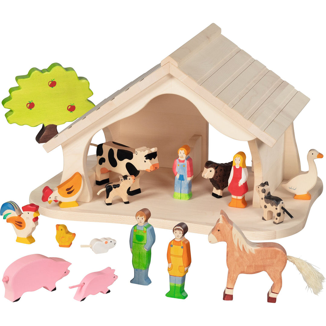 Holztiger stable/ doll&