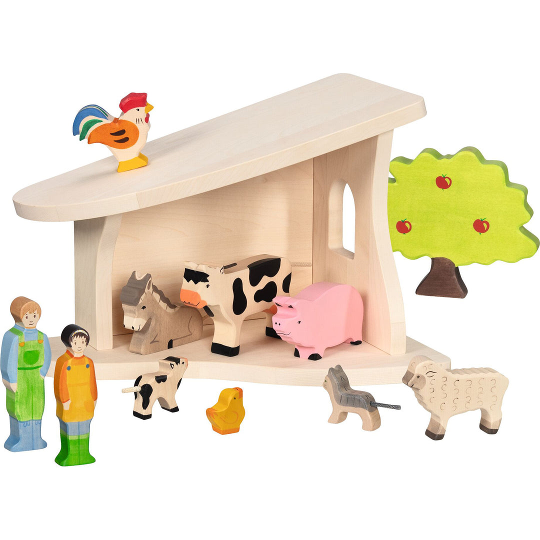 Holztiger black &amp; white cow, standing
