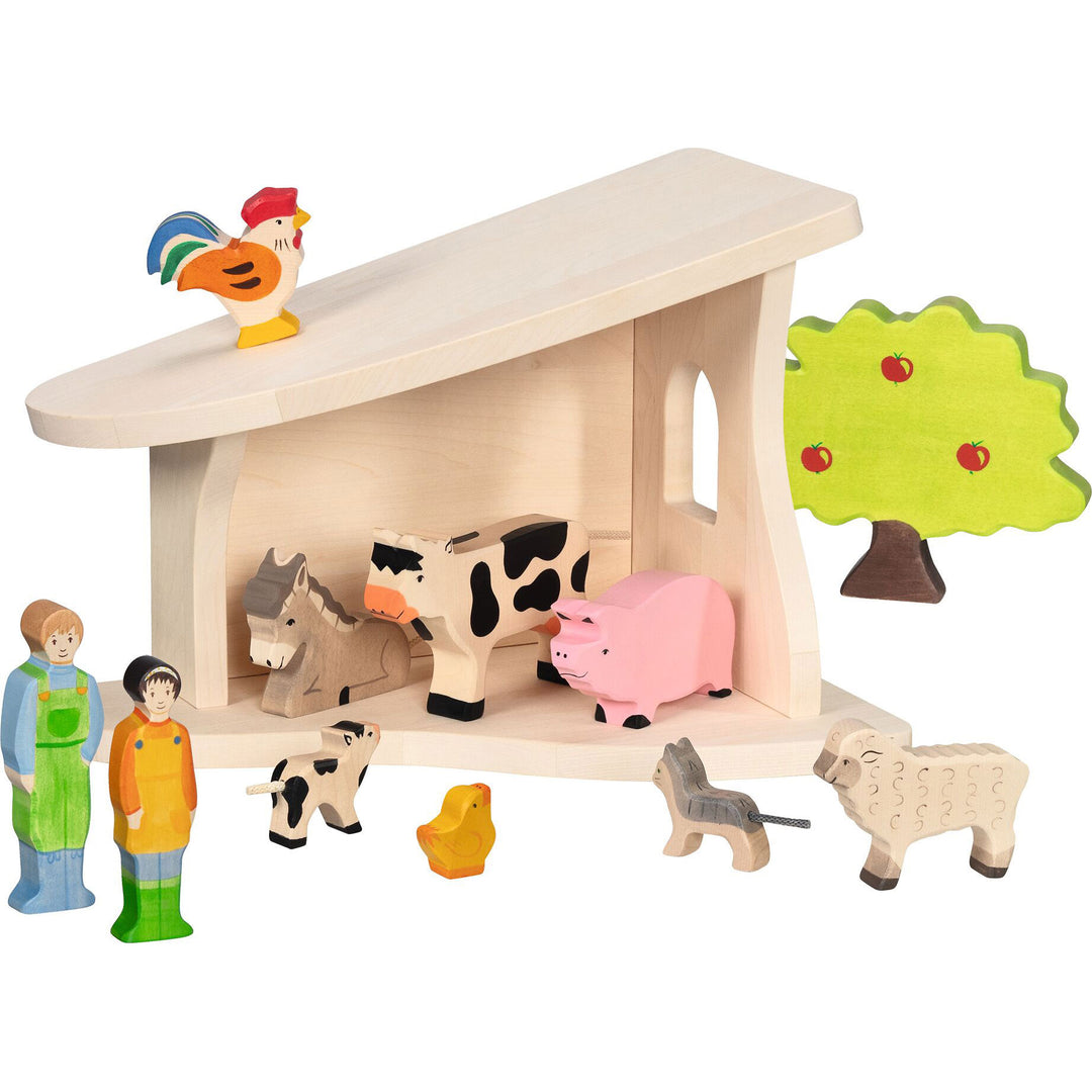 Holztiger black &amp; white cow, standing