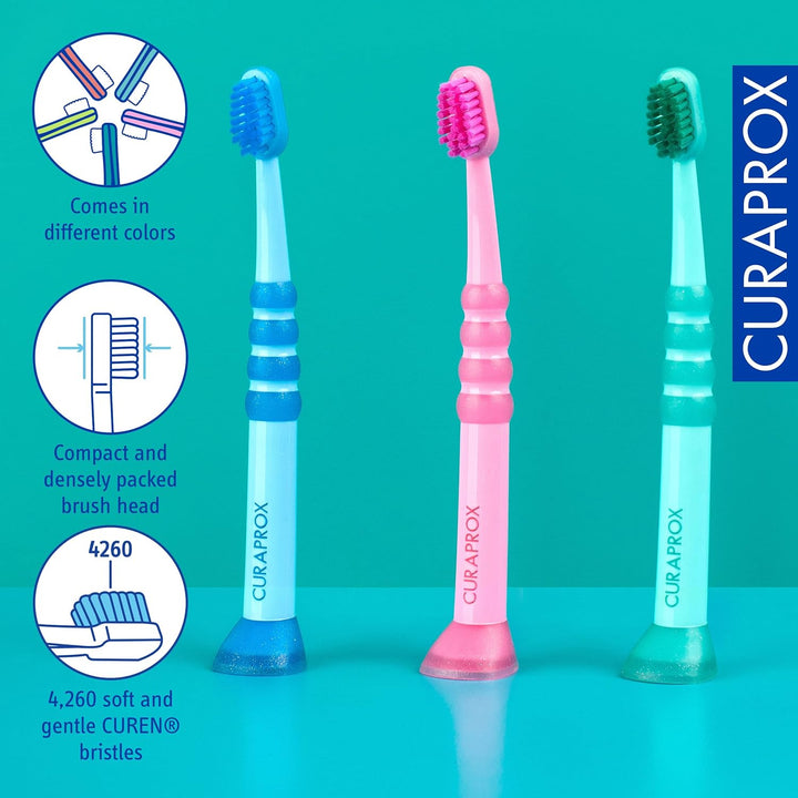 Curaprox Curakid super-soft toothbrush for 0-4 years