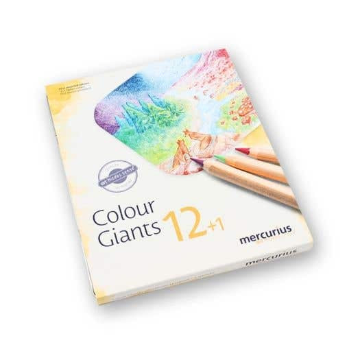 Box of mercurius Colour Giants art set on a white background