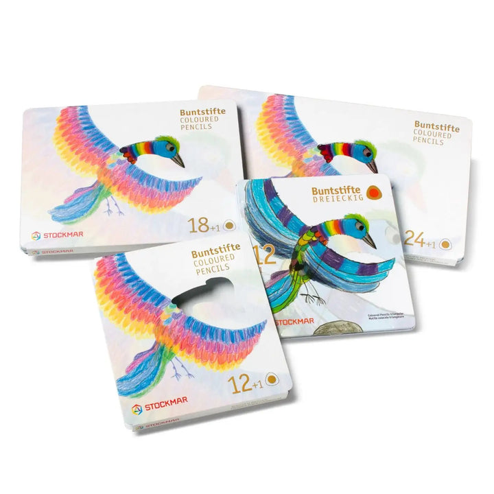 Stockmar 24+1 coloured triangular pencils in a tin (special order)