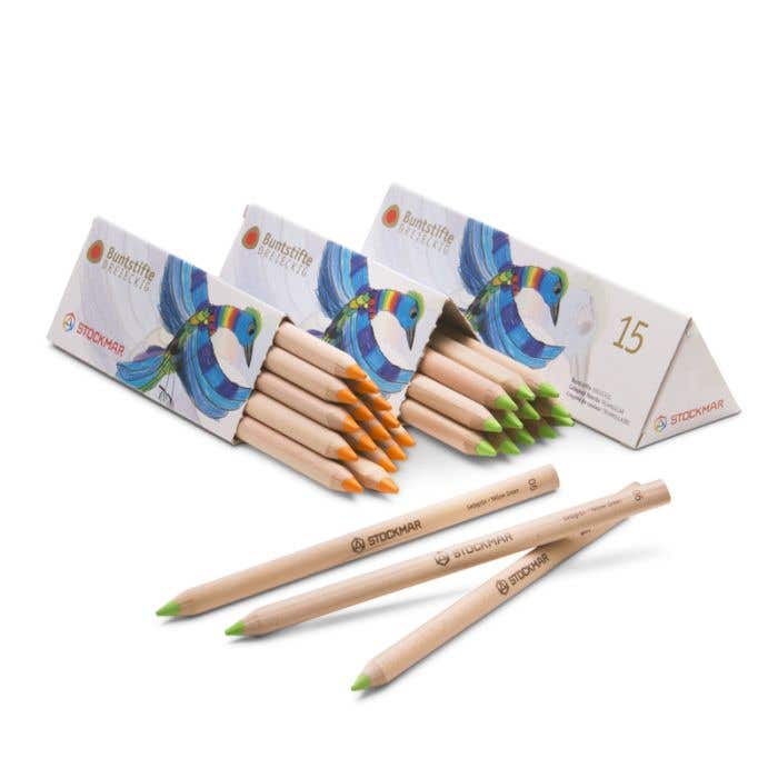 Stockmar triangular coloured pencils