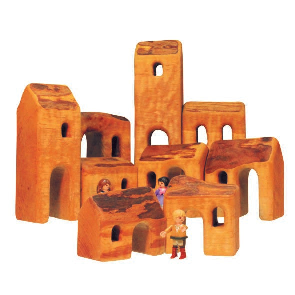 Bikeho Small Settlement with Church 9 pcs (pre-order for late fall 2023)