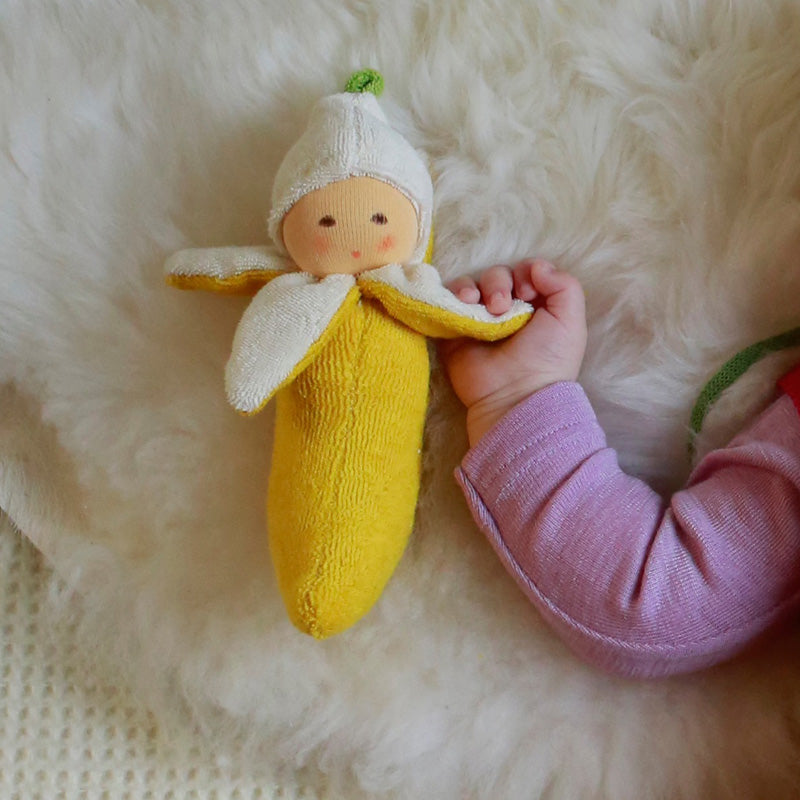 banana baby rattle