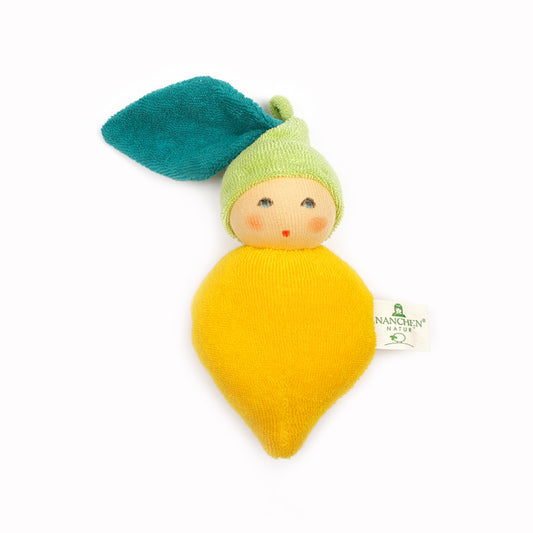 lemon baby rattle