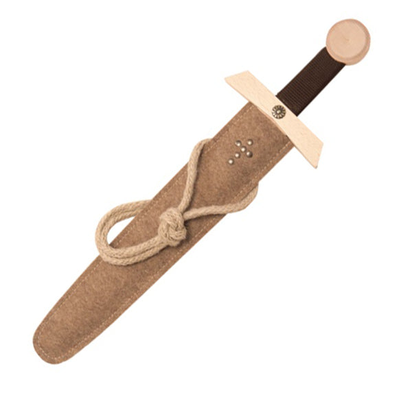 Excalibur sword with wool felt sheath