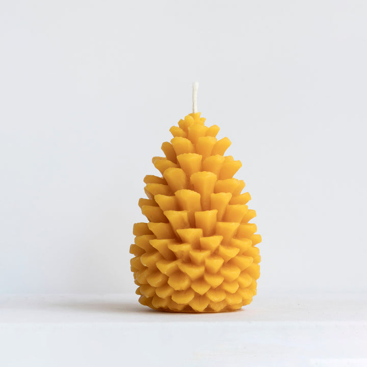 pinecone candle