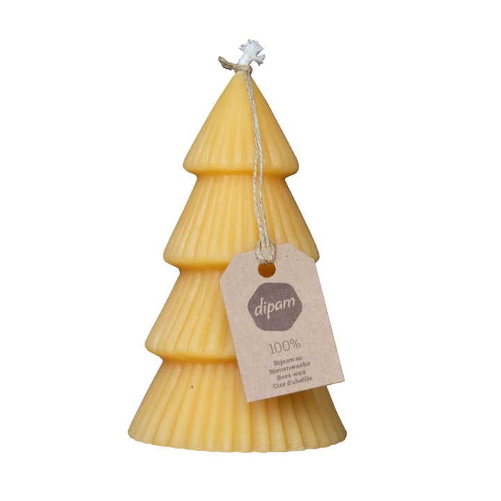 Dipam beeswax Christmas tree candle