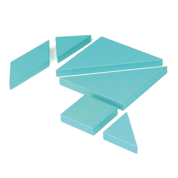 Bajo tangram, with templates